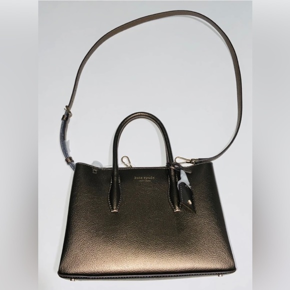 KATE SPADE New York Eva Small Top Zip Crossbody Bag ASH METALLIC MSRP $329 - Picture 10 of 10